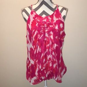 NWOT SLEEVELESS MULTI COLORED TOP